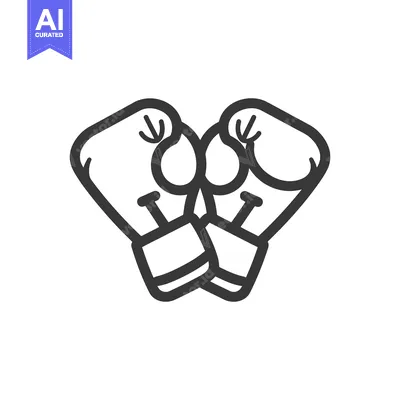 Aset premium populer: Two Boxing Gloves Displayed in a Frontal and Central Composition