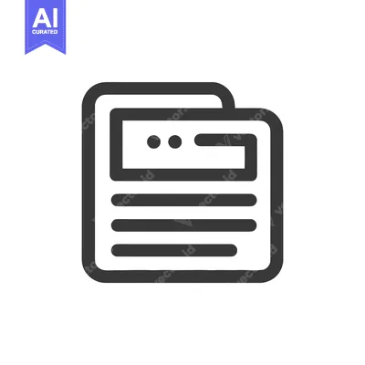 Aset premium populer: Stacked Document Icon: Bold Outline, Data Representation, Modern Desig
