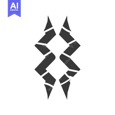 Popular premium asset: Symmetric abstract design composed of geometric and sharp elements