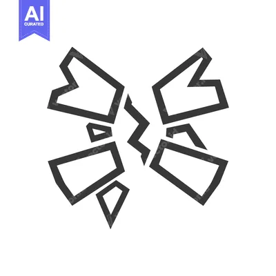 A broken vector illustration represents a torn and destroyed bow