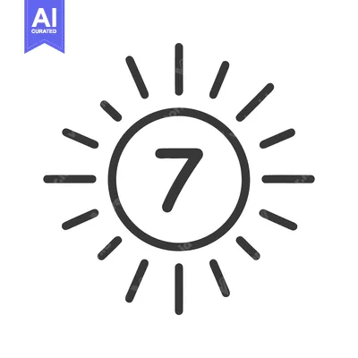 Premium design asset: Brightness 7 Icon Line Art Icon  1581