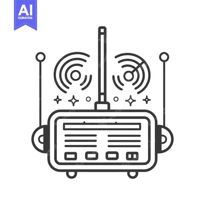 Aset desain premium: A detailed illustration showing a simple remote control device
