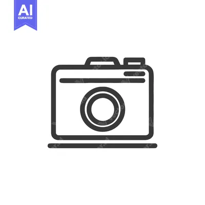 Premium design asset: Minimalist Camera Icon: Photography, Memories, and Visual Storytelling