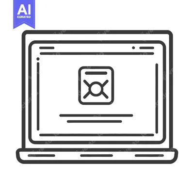 Popular premium asset: A laptop screen showing a rejected email icon on display