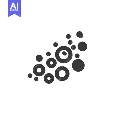 Popular premium asset: Abstract Gray Circles and Rings on White Background, Graphic Design El