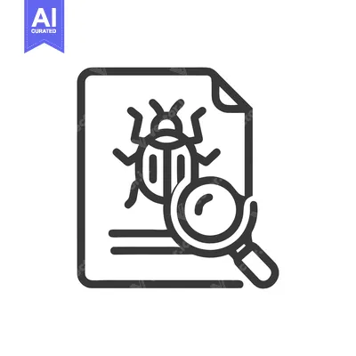 Popular premium asset: Software Bug Inspection: Magnifying Glass Reveals Code Error on Docume