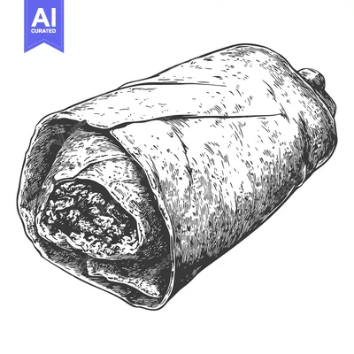 Aset desain premium: Delicious Rolled Pastry Filled With Sweet Filling