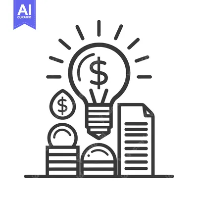 Premium design asset: Financial Innovation Is Generating Brilliant Ideas And Building Wealth