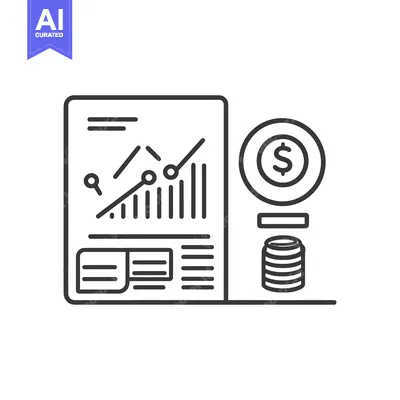 Aset premium populer: A financial document with charts and associated currency symbols