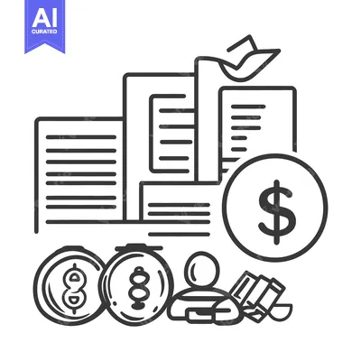 Aset desain premium: An illustrative image of finance and financial resources visualized