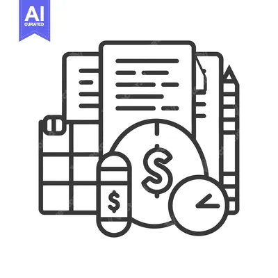 Popular premium asset: Finances and time management are represented by this illustration styl