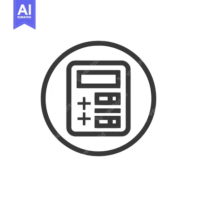 Popular premium asset: Calculator Icon in Circle: Minimalist Design for Finance and Accountin