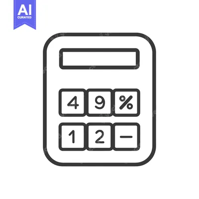 Aset premium populer: Calculator with Numbers and Symbols