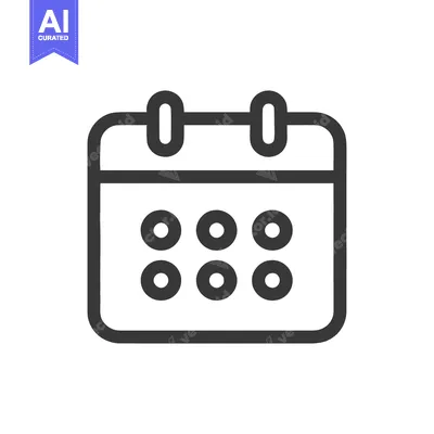 Popular premium asset: Minimalist Calendar Icon with Rounded Corners and Simple Design