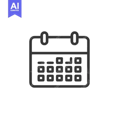 Premium design asset: Minimalist Calendar Icon: Schedule, Date, and Event Reminder