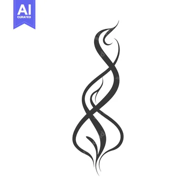 Aset premium populer: Intricate Black Swirling Lines Create A Stylized Abstract Design