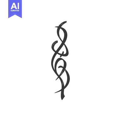 Popular premium asset: A vertical abstract flowing pattern of curved lines