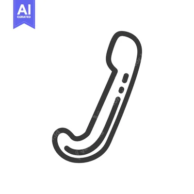 Premium design asset: An illustration depicting a stylized hockey stick against a white back