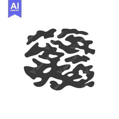 Popular premium asset: A simplistic abstract illustration displaying a black and white camouf