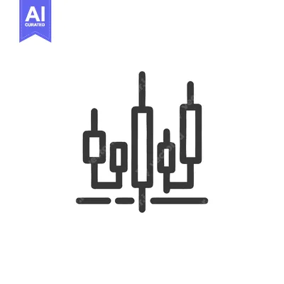 Popular premium asset: Candlestick Chart Outline: Financial Market Analysis, Stock Trading Ic