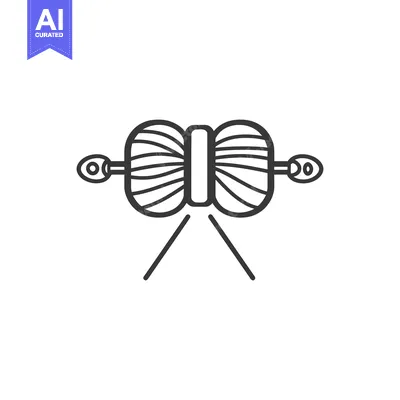 Popular premium asset: A simple illustration depicts a spool of yarn with needles