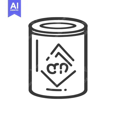 Popular premium asset: A cylindrical container is decorated with a complex geometric symbol