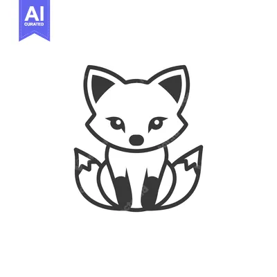 Popular premium asset: Cartoon Illustration of a Sitting Fox with a Large Tail