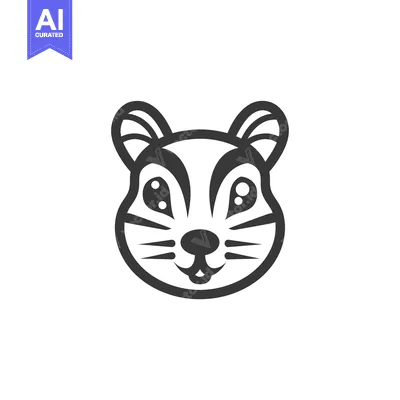 Popular premium asset: Cartoon illustration of a squirrel's face