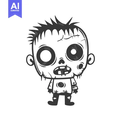 Popular premium asset: Cartoon Illustration of a Zombie with Spiky Hair