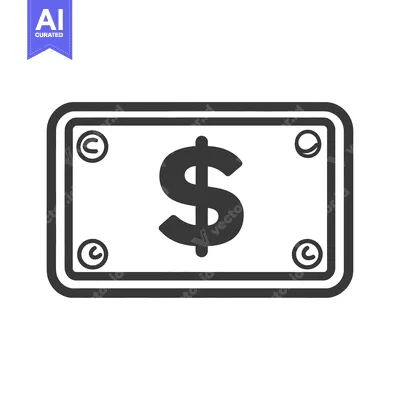 Popular premium asset: A stylized graphic image represents a single dollar bill