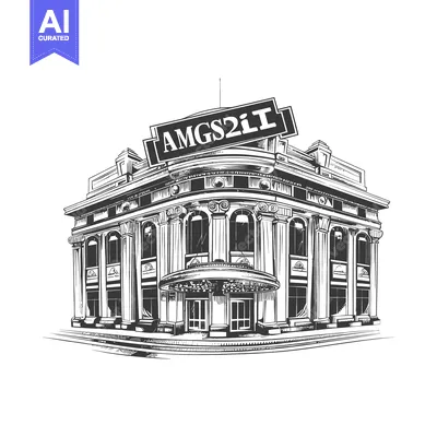 Aset premium populer: Classic Building Architectural Sketch Design AMGS2II