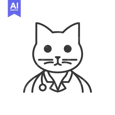 Popular premium asset: Cat Dressed as a Doctor with a Stethoscope