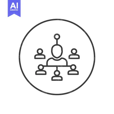 Popular premium asset: Organization Chart Icon: Hierarchy, Teamwork, and Leadership in Minima