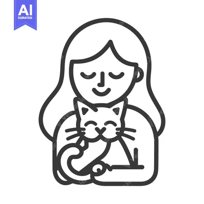 A happy person is hugging a smiling adorable cat friend