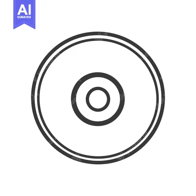 Aset premium populer: A digital disc shows concentric circles with dark outlines
