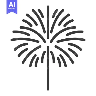 Popular premium asset: An illustrative image of a stylized burst of fireworks
