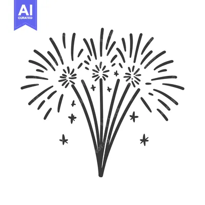 Aset premium populer: Vector Illustration Depicting Multiple Exploding Fireworks In The Sky