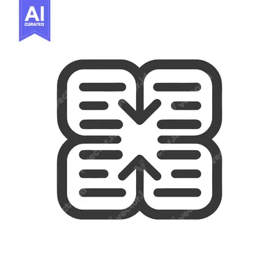 Data Exchange Icon: Four Documents with Arrows in Circular Arrangement