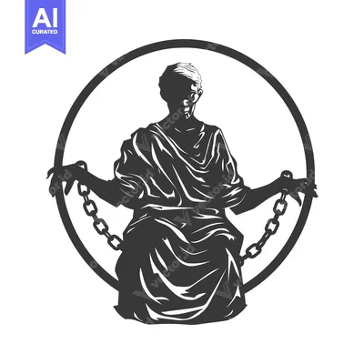 Aset premium populer: Chained Figure in Circular Frame