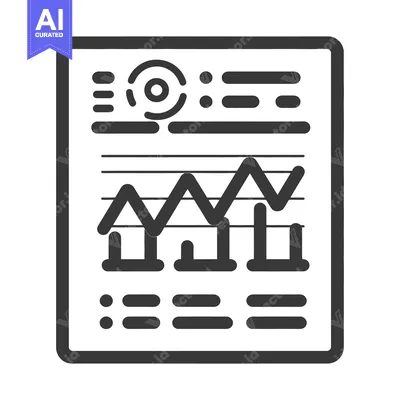 Aset premium populer: An illustrative chart displaying data and analytical graphical informa