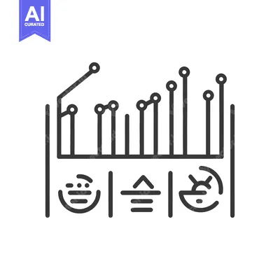 Popular premium asset: An abstract graphic illustration features circuit board elements and s