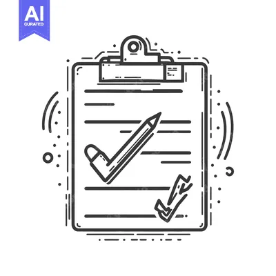 Popular premium asset: A stylized illustration of a clipboard with checked boxes