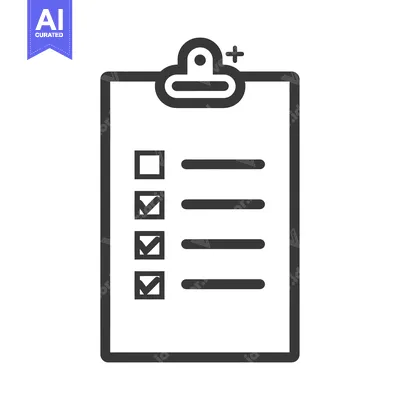 Aset premium populer: Checklist with Clipboard and Checkmarks