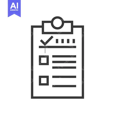 Aset premium populer: Checklist with one item checked and two unchecked items