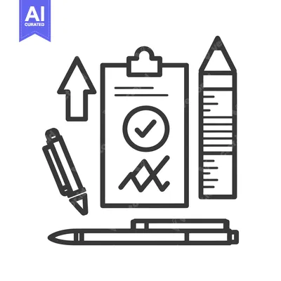 Popular premium asset: Checklist with Upward Arrow, Pens, and Ruler