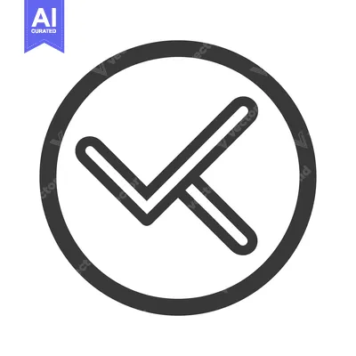 Premium design asset: Checkmark Icon in a Circle