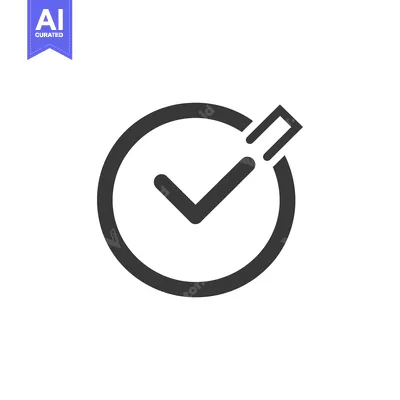 Popular premium asset: Checkmark Icon in a Circle with a Line Across