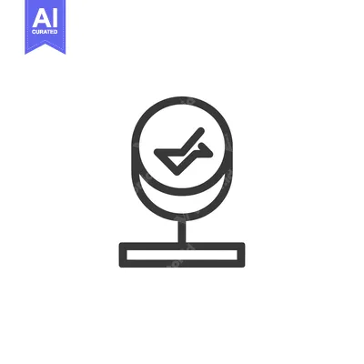 Aset premium populer: Checkmark in a Circle on a Stand