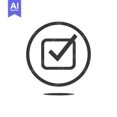Aset premium populer: Check Mark Inside A Circle With A Shadow 5904