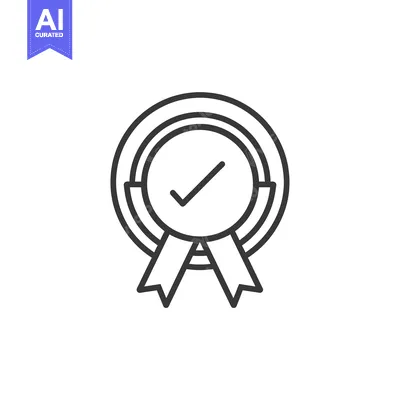 Aset premium populer: Check Mark Inside Circle with Ribbon